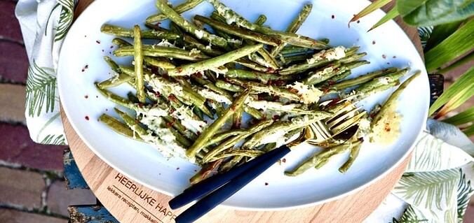 kruiden over sperziebonen